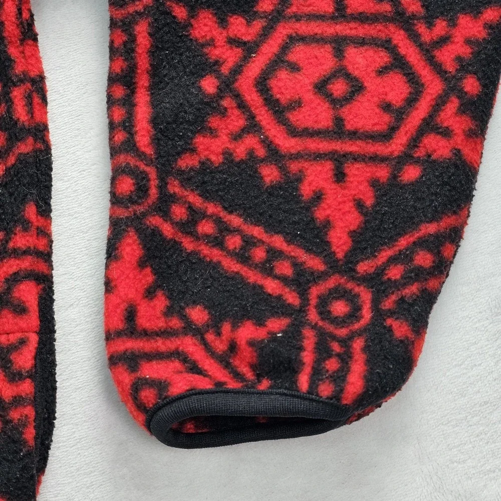 Vtg Spruce Aztec Pullover Mens M Quarter Snap T Fleece Snowflake Sweater Tribal
